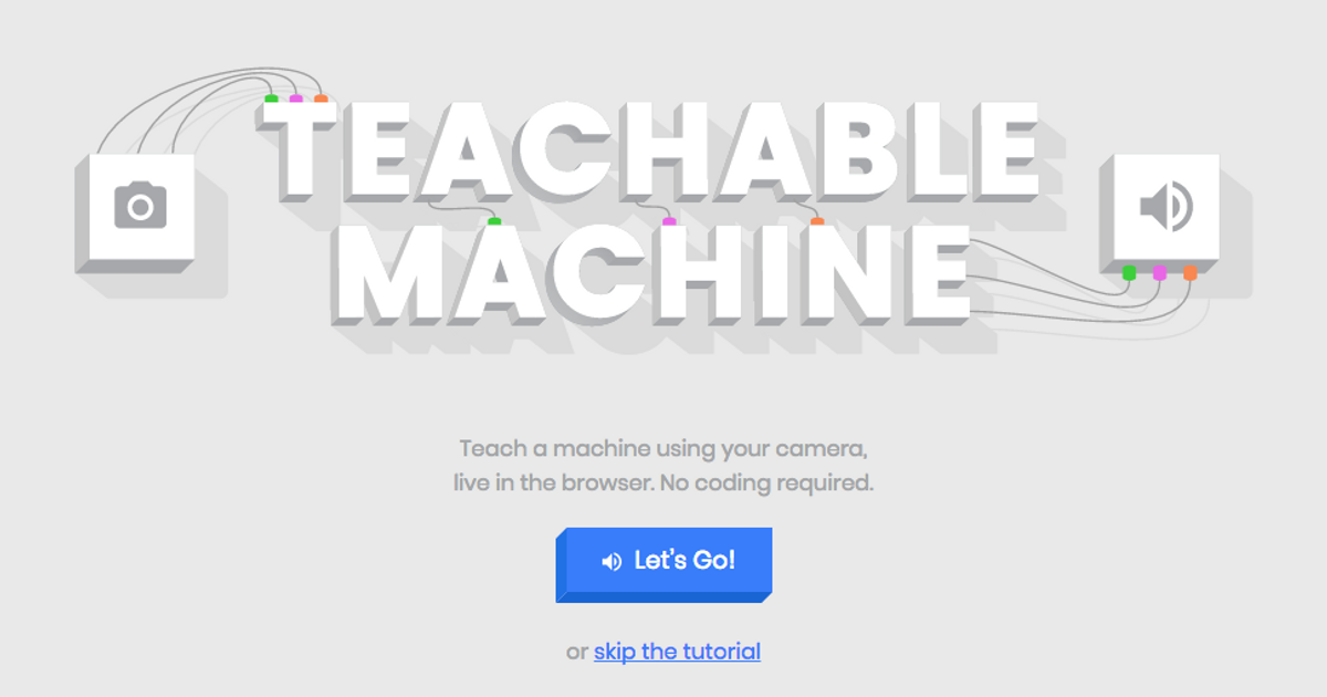 The teachable deals machine